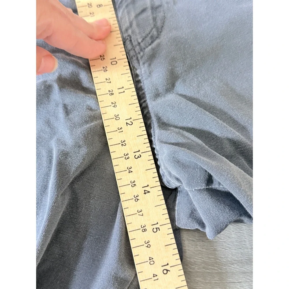 Cabela's Mens Carpenter Pants 42 Reg Blue Double Knee Vintage Workwear Cargo
